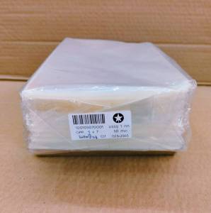 ถุงแก้ว 5×7 นิ้ว แพคละ 1 กก. ความหนา 50 ไมครอน ตราดาว