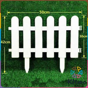 KLIMO White Fence Yard Home Garden Decoration Strong Outdoor Fence Gardening Fitment
