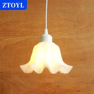 [COD] ZTOYL โคมไฟระย้าอะคริลิคสำหรับร้านอาหาร โคมไฟคริลิคตกแต่งผนังแบบ DIY 1ชิ้น E27อะไหล่โต๊ะ