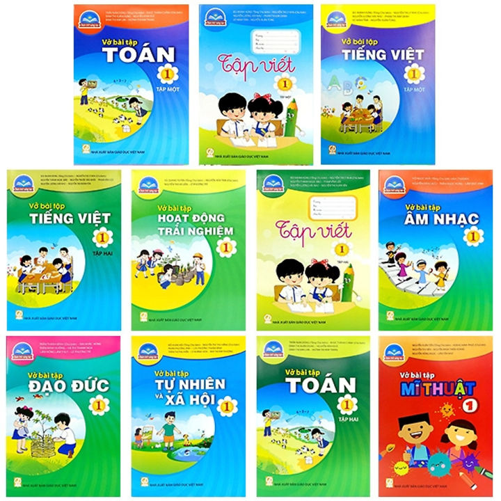 Toys, Bộ Giáo Khoa Lớp 1 - Bài Tập - Bộ Chân Trời Sáng Tạo+ 2 cây chì ...