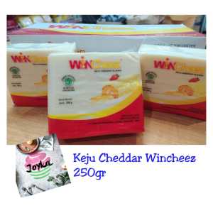 Keju Cheddar WINCheez 250gr / Keju / Cheddar / Wincheez