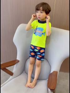Kids Swimwear Cartoon Fish 3pcs/set Swimming Suit for Boy Swim Wear 2-10Years