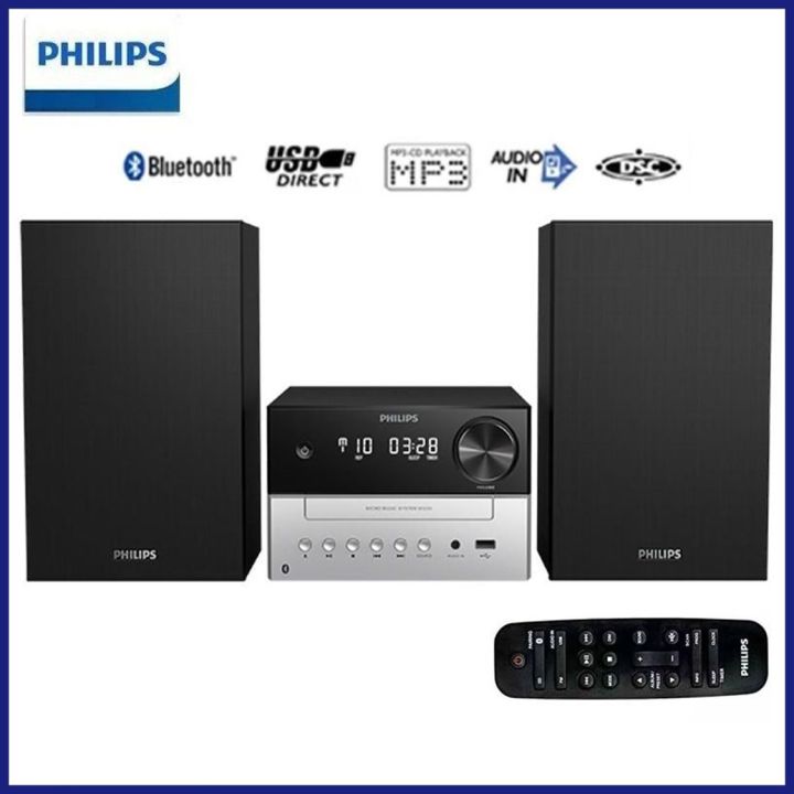 Philips TAM3205 Combination Audio Wireless Bluetooth CD Player Home ...