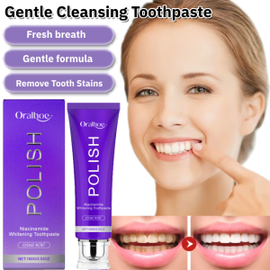 Gentle Cleansing Toothpaste Niacinamide Whitening Toothpaste Remove Stains Yellow Teeth Fresh Breath Oral Care