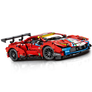 Đồ Chơi Lắp Ráp Kiểu LEGO Mô Hình Siêu Xe Ferrari 488 GTR Điều Khiển Từ Xa Tỉ Lệ 1:14 SEMBO 701950 Với 1206 PCS