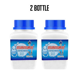 260g Clog Remover Cleaner Clogged Drain Pipe Basin Drainage Remover Powder Removing Blockage Nyah Sumbat