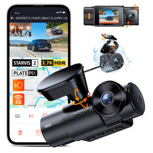 [OFFICIAL]Vantrue N4S 3 Channel WiFi Dash CamSTARVIS 2PlatePix™2.7K+1440P+1440 Front Inside Rear DashcamHDRIR Night VisionVoice ControlGPS24H Parking ModeSupport 1TB Max