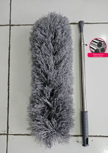 Alat Sapu Plafon Kemoceng 280cm Teleskopik Adjustable Microfiber Kain lap Tarik Tekuk  Debu 2.8M Membersihkan rak sepatu lemari plastik AC