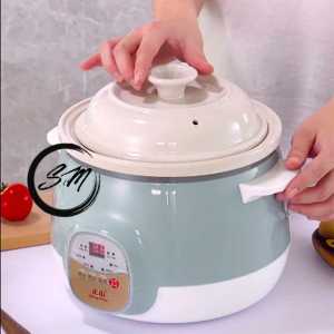Large Capacity Smart Ceramic Electric Cooker Soup Pot 正山智能陶瓷电炖锅煲汤锅