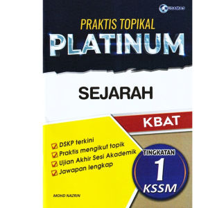 PRAKTIS TOPIKAL PLATINUM TINGKATAN 1 KBAT/KSSM PT3 -NUSAMAS