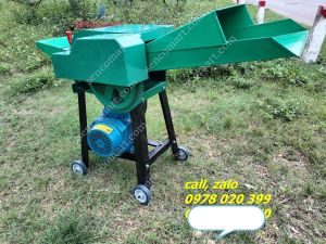 Máy băm cỏ cây ngô làm thưc ăn chăn nuôi băm rơm rạ làm nấm