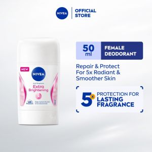 New Member Exclusive NIVEA Extra Brightening Deodorant Stick 50ml / Women / Antiperspirant / Medicine