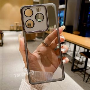 Tecno Spark 10Pro 2024 2023 Soft Translucent Phone Case For Tecno Spark Go 2024 2023 Spark10Pro 10 10c Pro TecnoSparkGo2024 Clear TPU Pink Casing Bling White Shockproof Beatiful Back Cover