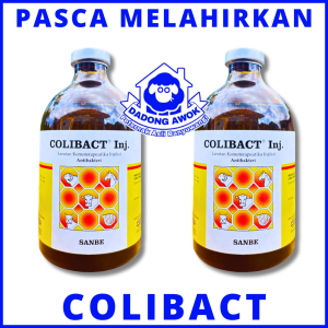 COLIBACT injeksi 100 ml Obat DIARE BATUK PILEK Antibiotik SAPI KAMBING DOMBA BABI ANJING KUCING DLL