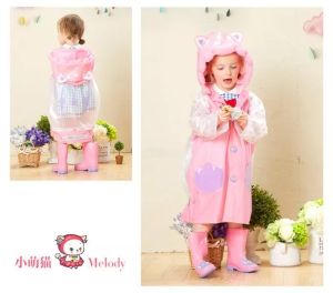 JAS HUJAN ANAK PEREMPUAN KOREA MANTEL RAINCOAT KIDS KOREA IMPORT A69t