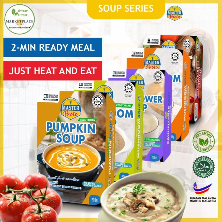 MasterPasto Halal Instant Cream Soup 即食便利包装速食浓汤 Sup Krim Segera Mix Pek ...