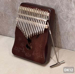 DK12 - Đàn Kalimba 17 Phím Gỗ Nguyên Tấm cao cấp âm thanh vang hay tặng kèm phụ kiện (Full Box)