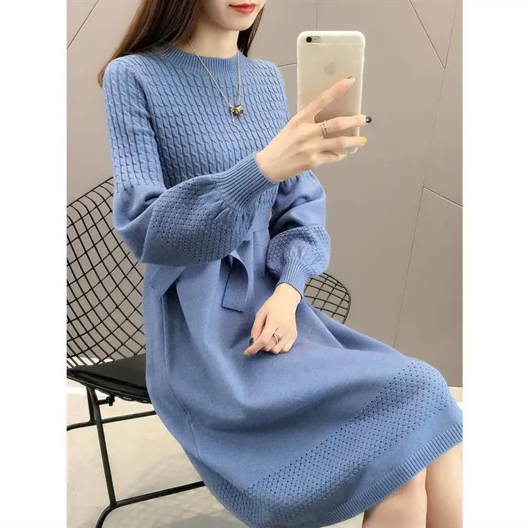set váy 2 dây bo chun kèm áo khoác croptop len xanh dương kẻ sọc caro  pastel | Shopee Việt Nam