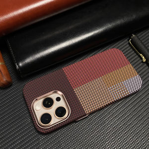 Color Collision Pattern Case for iPhone 17 16 15 Pro Max Hard Carbon Shell Camera Lens Armor Protective Back Cover Capa