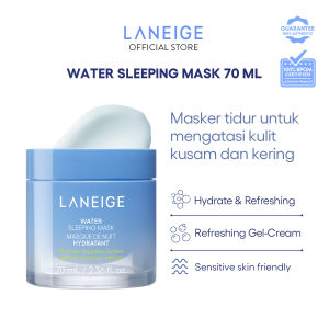 Laneige Water Sleeping Mask EX 70ml - Masker Gel Melembpbkan Semalaman Kulit Cerah dan Sehat - Semua Jenis Kulit