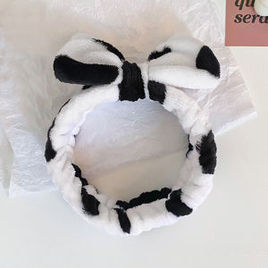 ผ้าคาดผม แฟชั่นเกาหลี ที่คาดผม ผ้าคาดหัว ตอนอาบน้ำ ล้างหน้า แต่งหน้า ยางรัดผม ลายการ์ตูน น่ารักๆ