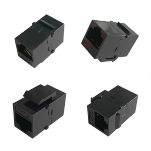 10Pack CAT6 CAT5E RJ45 Inline Coupler Type Keystone RJ45 Connectors Straight Through Keystone Modules Adapter Couplers