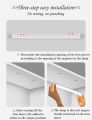 Motion Sensor Light Indoor,14 LED Closet, Motion Sensor LED Lights USB Dimmable, Under Cabinet Lights, Stick-On Anywhere Magnetic Night Light for Wardrobe Stairs Bedroom Hallway Kitchen 2PCS(Warm). 