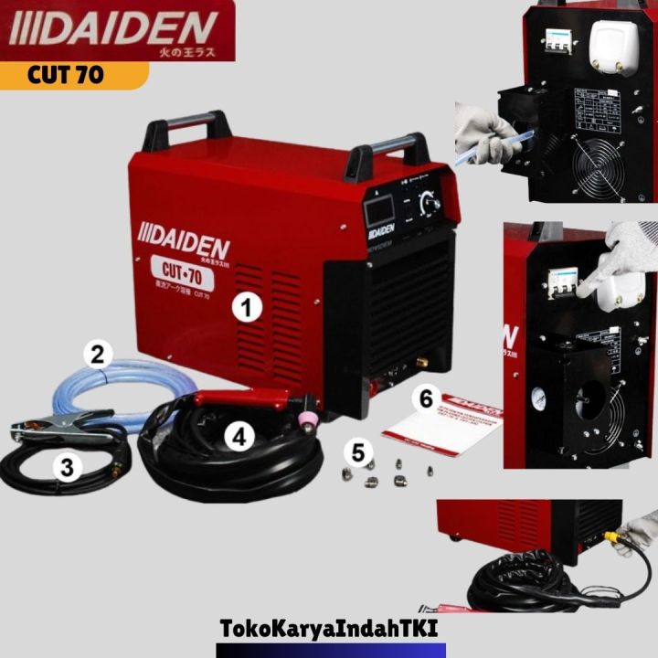 MESIN LAS POTONG DAIDEN CUT 70 PLASMA CUTTING 3PHASE 25mm JAPAN Mesin ...