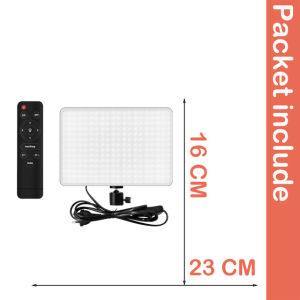 Dimmable LED Video Light Panel EU Plug 2700k-5700k Photography Lighting For Live Stream Photo Studio Fill Lamp Three Color