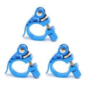 3lots Aluminum Alloys Cycling Seatpost Clamps Folded Bike Seats Post Clamps for Commuters and Cyclists