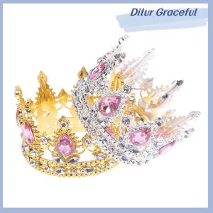 Ditur Cotton Doll Retro Crown Headwear Korea Dolls Cotton Doll Crown For Baby Doll Dress Fashion Doll Accessories