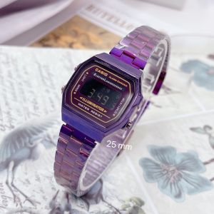 นาฬิกาผู้หญิง นาฬิกาลำลองผู้หญิง นาฬิกาข้อมือดิจิตอล นาฬิกา รุ่น B640WC สายนาฬิกา สแตนเลส ขนาด 35 มม มี 6 แบบ ฟังชั่นครบ