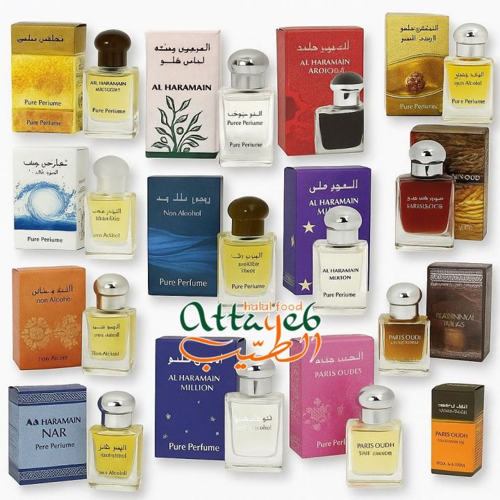 Parfum Al Haramain Unisex Semua Aroma Original Non Alcohol 15ml