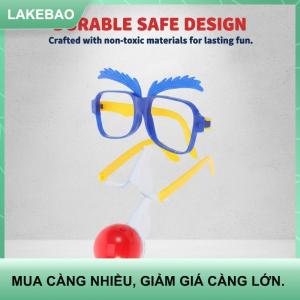 【LAKEBAO】 Phụ kiện trang phục Chú Hề Halloween Phụ kiện chú hề kính lông mày phụ kiện trang phục mũi chú hề