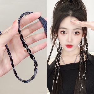 Y2K Women Fried Dough Twist Braid Traceless Invisible BB Clips Boxing Braid Boxing Braids Girls Hair Braiding Tools Cool Fashion