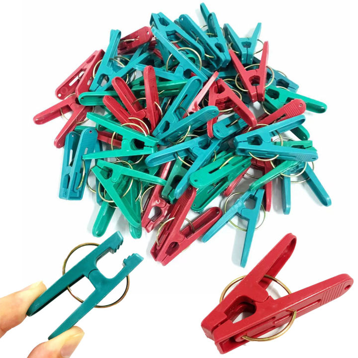 50PCS Plastic clip/Clothespin Laundry Clothes Pins Spring Clips Pin Sipit Peg Ipit Pangsipit Pegs JVL