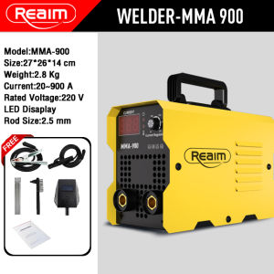 REAIM Welding Machine MMA-999 Portable IGBT Inverter MMA Welder ARC Welding Machine