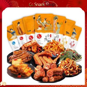 【ready stock】麻妃香辣零食系列 香辣酱脖 海苔 豆干 藕片 手撕鸭 牙签肉 素肉 鸭翅 鱼仔 脆骨 【spicy snack】 抖音网红辣条辣面筋中国零食