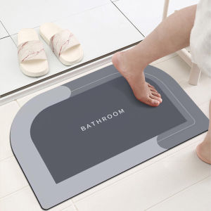 [FREESHIP ] Thảm Dậm Chân Silicon Hút Nước Siêu Thấm Thảm Lau Chân Siêu Mềm Dày Chất Liệu Chống Trượt - Hàng Loại 1