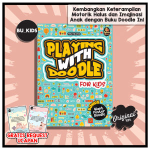 Buku Doodle Mewarnai Anak - Playing With Doodle For Kids