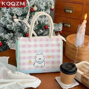 [COD] KOQZM KITCHEN Fashionable And Casual Lunch Box Bag Bento Bag Snack Bag Portable Tote Bag