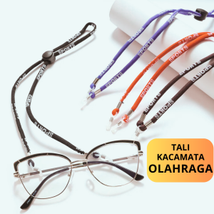 Tali Kacamata Olahraga SPORTS Bahan Polyester Anti Slip untuk Olahraga [TO1]