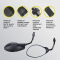 HOTSPPED Side Mirror for Motorcycle YAMAHA Y125ZR Ultra Clear Lens No Grade V2 Mio i 125 Sporty HD Lens. 