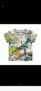 kaos anak anak berkarakter dinosaurus