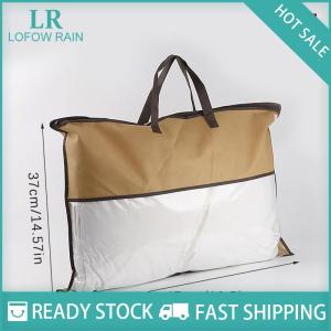 LF Wholesale✨Flash Sale ✨ ถุงใส่ของแบบใสนอนวูฟเวนผ้าห่มผ้าห่มมีซิปถุงเก็บของกันฝุ่นใช้ในครัวเรือนกระเป๋าโท้ทหลายขนาด