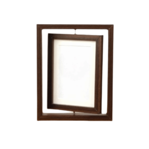 ROBERTA Double Sided Pet Memorial Frame Wooden Durable Pet Photo Frame Creativity Detachable Rotating Photo Frame Living Room Decor