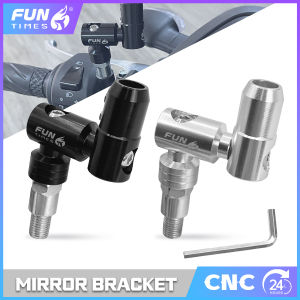 【FAST DELIVERY】ARM SIDE MIRROR 360 Degree Glass Leg Processor For Side Mirror Fully Adjustable CNC 1 Pair UNIVERSAL FUNTIMES