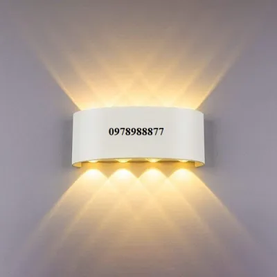 Đèn hắt tường LED 8 tia ngoài rời chịu nước