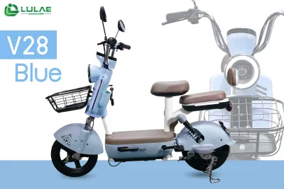 LULAE V28 รถไฟฟ้า ผู้ใหญ่ จักรยานไฟฟ้า electric bike จักรยาน สกูตเตอร์ไฟฟ้า รถมอเตอร์ไซด์ 48v 12a