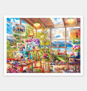 Pintoo Jigsaw Puzzle 1200 pcs H3094: Eduard - Artists Studio